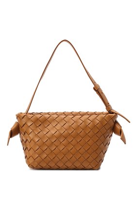 Женская сумка tie BOTTEGA VENETA светло-коричневого цвета по цене 233500 руб., арт. 690503/V1FG1 | Фото 1