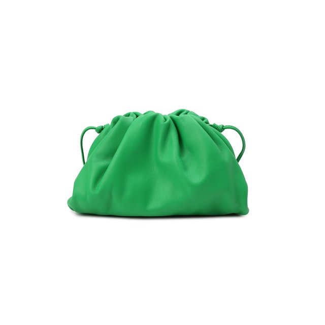 Клатч Pouch Bottega Veneta цвет зелёный