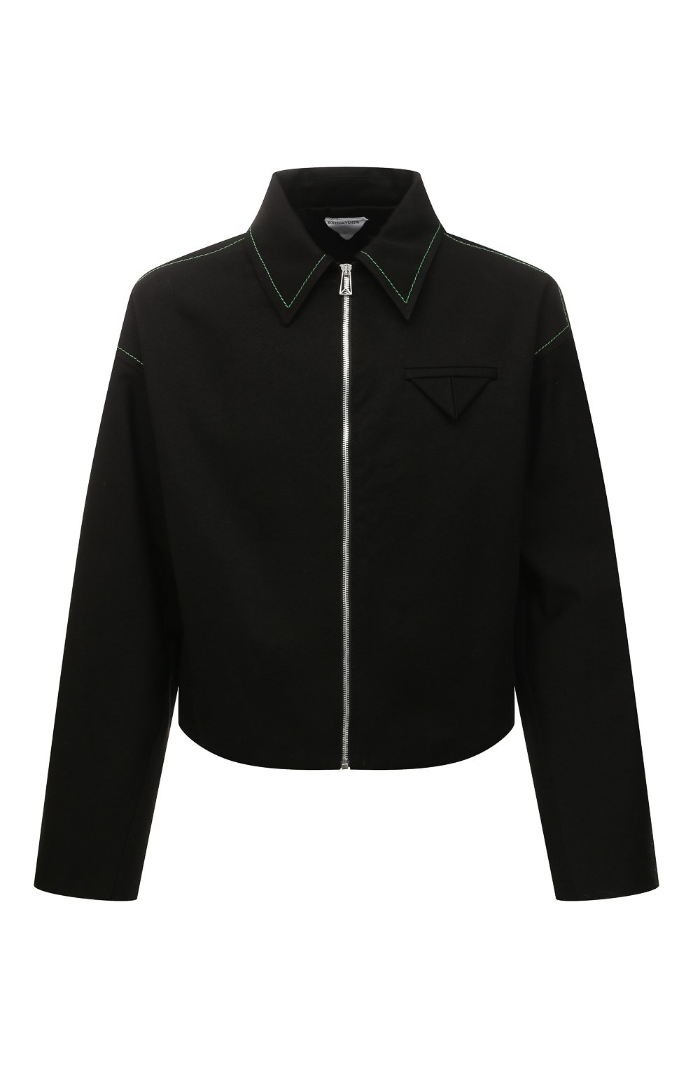 Хлопковая куртка Bottega Veneta Чёрный 692119/VF4T0 5621186