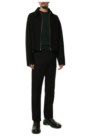 Мужская хлопковая куртка BOTTEGA VENETA черного цвета по цене 158000 руб., арт. 692119/VF4T0 | Фото 2 Мужская хлопковая куртка BOTTEGA VENETA черного цвета, арт. 692119/VF4T0 | Фото 2 (Длина (верхняя одежда): Короткие; Рукава: Длинные; Материал подклада: Вискоза; Материал внешний: Хлопок; Кросс-КТ: Куртка, Ветровка; Стили: Минимализм)