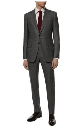Мужской шерстяной костюм TOM FORD серого цвета по цене 449500 руб., арт. 322R63/21YA4C | Фото 1 Мужской шерстяной костюм TOM FORD серого цвета, арт. 322R63/21YA4C | Фото 1 (Рукава: Длинные; Материал подклада: Купро, Шелк; Материал внешний: Шерсть; Костюмы М: Однобортный; Стили: Классический; Региональные ограничения белый список (Axapta Mercury): RU)