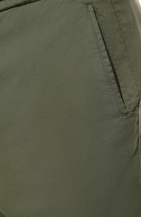 Мужские брюки из хлопка и шелка MARCO PESCAROLO хаки цвета, арт. CHIAIAM/ZIP+SFILA/4502 | Фото 5 (Big sizes: Big Sizes; Силуэт М (брюки): Чиносы; Длина (брюки, джинсы): Стандартные; Случай: Повседневный; Стили: Милитари, Кэжуэл; Материал внешний: Хлопок)