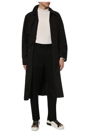 Мужские кожаные кеды portofino DOLCE & GABBANA кремвого цвета по цене 103000 руб., арт. CS1772/B5925 | Фото 2 Мужские кожаные кеды portofino DOLCE & GABBANA кремвого цвета, арт. CS1772/B5925 | Фото 2 (Материал внутренний: Натуральная кожа; Материал внешний: Кожа; Подошва: Массивная; Материал утеплителя: Без утеплителя; Стили: Классический; Длина стельки: 25,3, 25,5, 26,1, 26,3, 26,9, 27,1, 27,7, 27,9, 28,5, 28,7, 29,3, 30,9)
