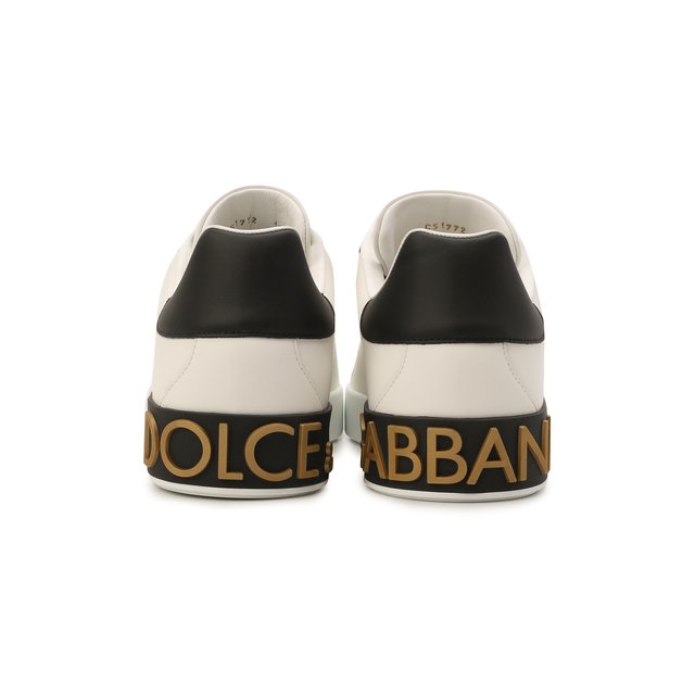 Кожаные кеды Portofino Dolce & Gabbana CS1772/B5925 Фото 7