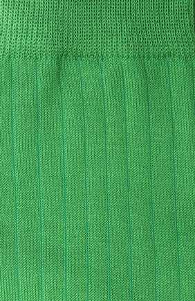 Мужские хлопковые носки MAISON MARGIELA зеленого цвета, арт. S50TL0028/S17868 | Фото 2 (Материал внешний: Хлопок; Кросс-КТ: бельё)
