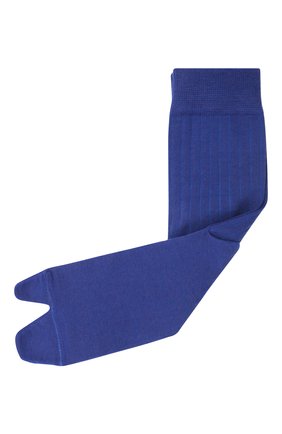 Мужские шерстяные носки MAISON MARGIELA синего цвета, арт. S50TL0029/S17867 | Фото 1 (Материал внешний: Шерсть; Кросс-КТ: бельё)