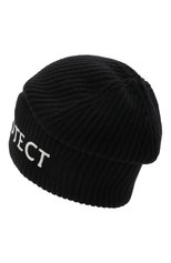 Мужская шерстяная шапка MONCLER черного цвета, арт. H1-091-3B000-36-M1639 | Фото 2 (Материал: Текстиль, Шерсть; Кросс-КТ: Трикотаж)