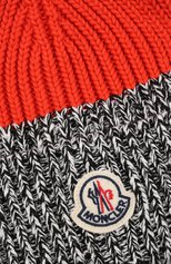 Мужская хлопковая шапка MONCLER красного цвета, арт. H1-091-3B000-03-M1593 | Фото 3 (Материал: Текстиль, Хлопок; Кросс-КТ: Трикотаж)