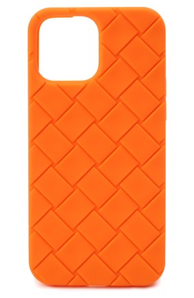 Чехол для iphone 13 pro max BOTTEGA VENETA оранжевого цвета, арт. 690826/V0EY0 | Фото 1 (Материал: Синтетический материал)