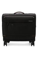 Женский дорожный чемодан sidetrack RONCATO черного цвета, арт. 41528401 | Фото 1 (Ремень/цепочка: На ремешке; Материал: Текстиль; Размер: large)