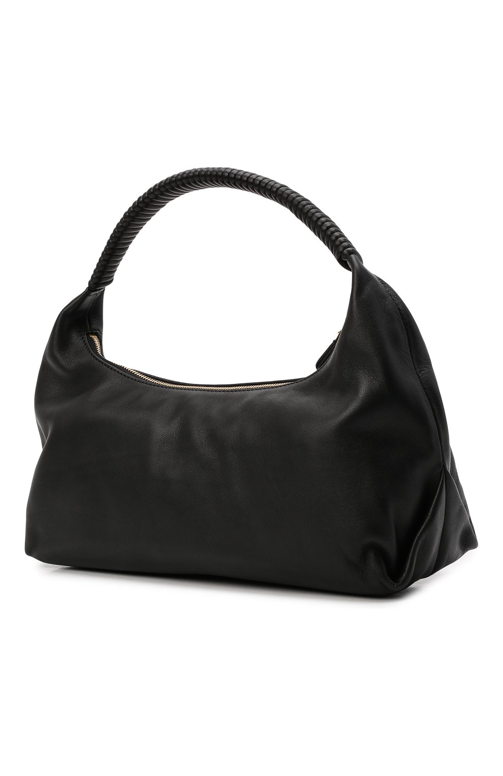 Женская сумка remi KHAITE черного цвета, арт. H6000-735/REMI | Фото 4 (Сумки-технические: Сумки top-handle; Размер: medium; Материал: Натуральная кожа)