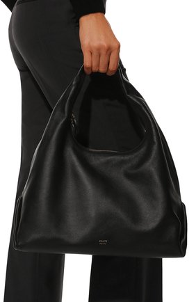 Женская сумка beatrice large KHAITE черного цвета, арт. H6002-735/LARGE | Фото 2 (Размер: large; Материал: Натуральная кожа; Сумки-технические: Сумки top-handle)