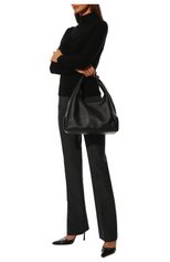 Женская сумка beatrice large KHAITE черного цвета, арт. H6002-735/LARGE | Фото 3 (Сумки-технические: Сумки top-handle; Материал: Натуральная кожа; Размер: large)
