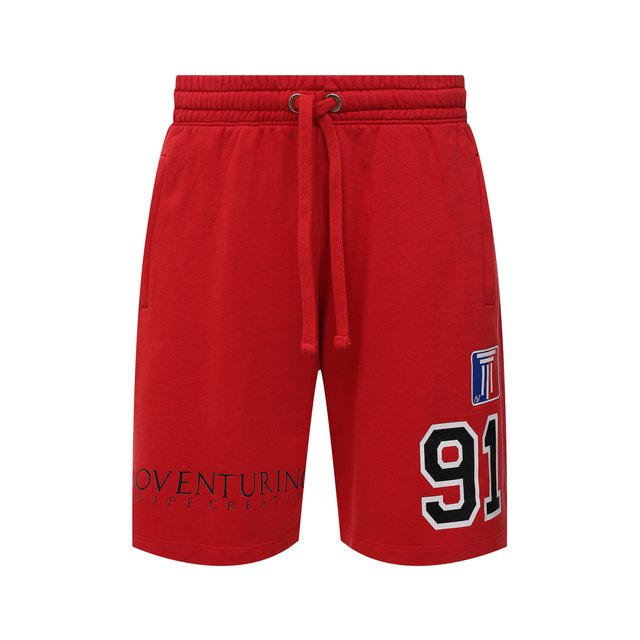 Хлопковые шорты Diego Venturino SS22-DV SRT SDI91, цвет красный, размер 54