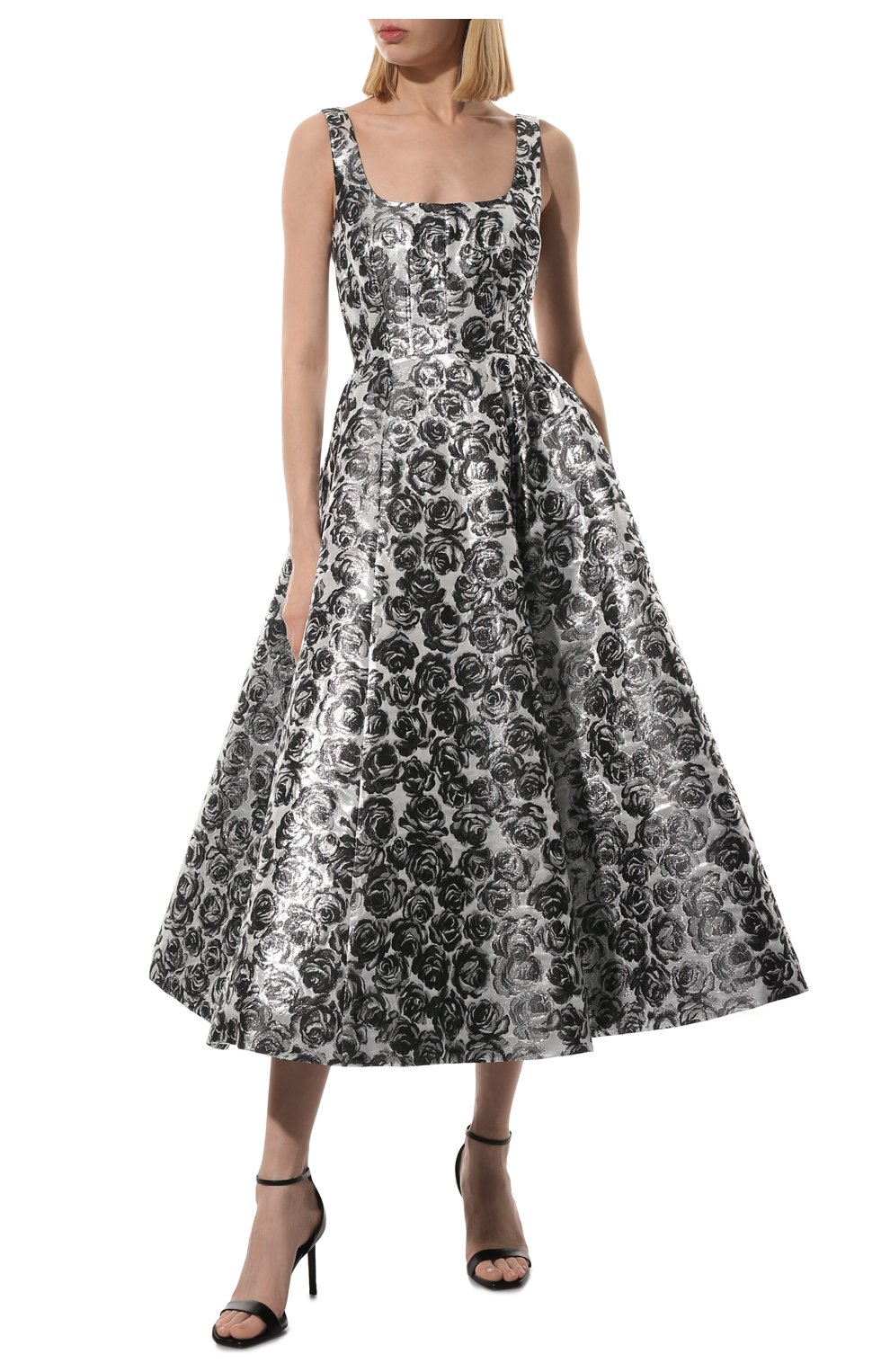 Женское серебряное платье CAROLINA HERRERA купить в интернет-магазине ...