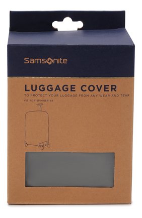 Женский чехол для чемодана SAMSONITE серого цвета, арт. CO1-18012 | Фото 1 (Размер: large; Материал: Текстиль)