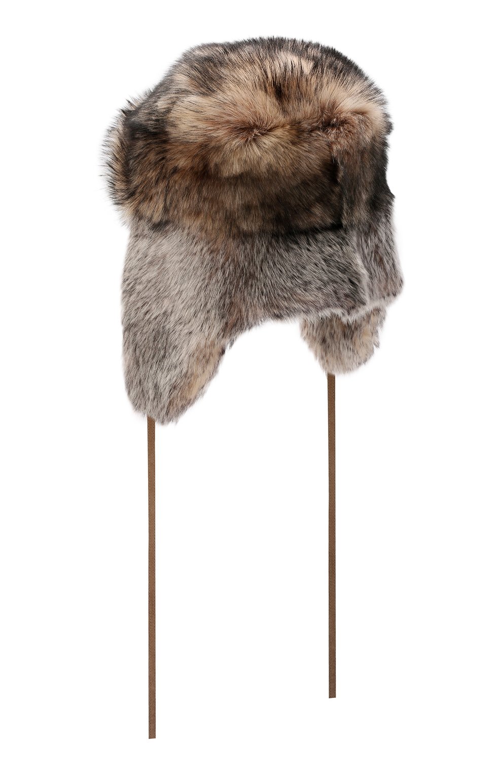Женская шапка-ушанка из овчины RALPH LAUREN коричневого цвета, арт. 434857566 | Фото 3 (Материал: Натуральный мех)