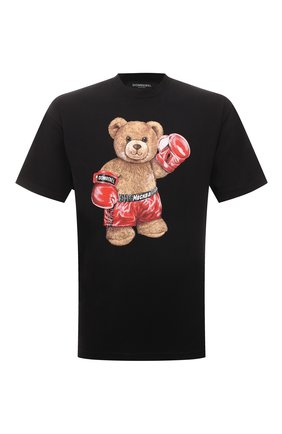 Мужская хлопковая футболка DOMREBEL черного цвета по цене 14400 руб., арт. BIG BEAR/0VER TEE | Фото 1 Мужская хлопковая футболка DOMREBEL черного цвета, арт. BIG BEAR/0VER TEE | Фото 1 (Рукава: Короткие; Материал внешний: Хлопок; Длина (для топов): Стандартные; Принт: С принтом; Стили: Гранж)
