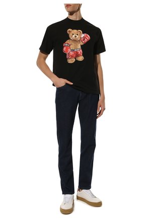 Мужская хлопковая футболка DOMREBEL черного цвета по цене 14400 руб., арт. BIG BEAR/0VER TEE | Фото 2 Мужская хлопковая футболка DOMREBEL черного цвета, арт. BIG BEAR/0VER TEE | Фото 2 (Рукава: Короткие; Материал внешний: Хлопок; Длина (для топов): Стандартные; Принт: С принтом; Стили: Гранж)