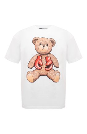 Мужская хлопковая футболка DOMREBEL белого цвета по цене 14400 руб., арт. SITTING BEAR/0VER TEE | Фото 1 Мужская хлопковая футболка DOMREBEL белого цвета, арт. SITTING BEAR/0VER TEE | Фото 1 (Материал внешний: Хлопок; Длина (для топов): Стандартные; Рукава: Короткие; Принт: С принтом; Стили: Гранж)