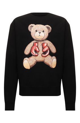 Мужской хлопковый свитшот DOMREBEL черного цвета по цене 29950 руб., арт. SITTING BEAR/SWEATSHIRT | Фото 1 Мужской хлопковый свитшот DOMREBEL черного цвета, арт. SITTING BEAR/SWEATSHIRT | Фото 1 (Материал внешний: Хлопок; Рукава: Длинные; Длина (для топов): Стандартные; Мужское Кросс-КТ: свитшот-одежда; Принт: С принтом; Стили: Гранж)