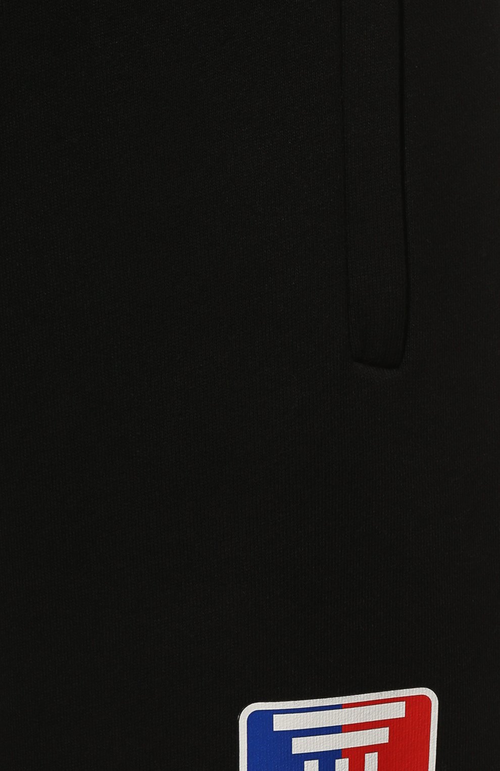 Мужские хлопковые джоггеры DIEGO VENTURINO черного цвета, арт. SS22-DV PNT SDI91 | Фото 5 (Длина (брюки, джинсы): Стандартные; Материал внешний: Хлопок; Стили: Спорт-шик; Силуэт М (брюки): Джоггеры)