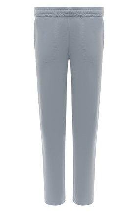 Мужские хлопковые брюки Z ZEGNA серо-голубого цвета, арт. VZ408/ZZP16 | Фото 1 (Материал внешний: Хлопок; Длина (брюки, джинсы): Стандартные; Случай: Повседневный; Стили: Кэжуэл)