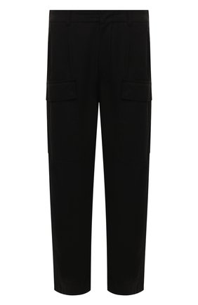 Мужские хлопковые брюки-карго Z ZEGNA черного цвета по цене 46300 руб., арт. VZ158/ZZ305 | Фото 1