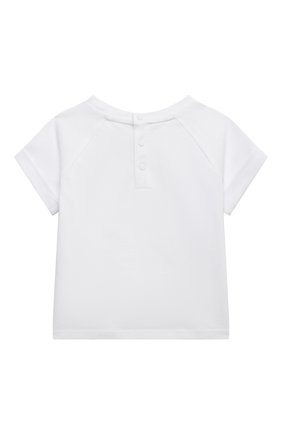 Детский хлопковая футболка GIVENCHY белого цвета, арт. H05211 | Фото 2 (Кросс-КТ НВ: Футболка)