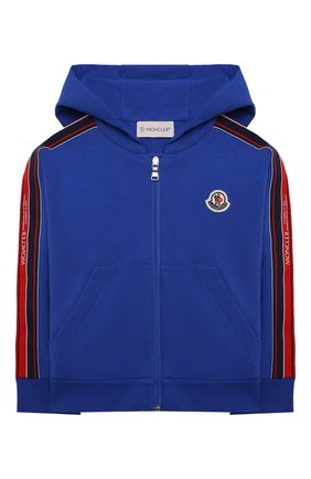 Детский комплект из толстовки и брюк MONCLER синего цвета по цене 28600 руб., арт. H1-951-8M000-03-809AC | Фото 2 Детский комплект из толстовки и брюк MONCLER синего цвета, арт. H1-951-8M000-03-809AC | Фото 2 (Кросс-КТ НВ: Костюм)