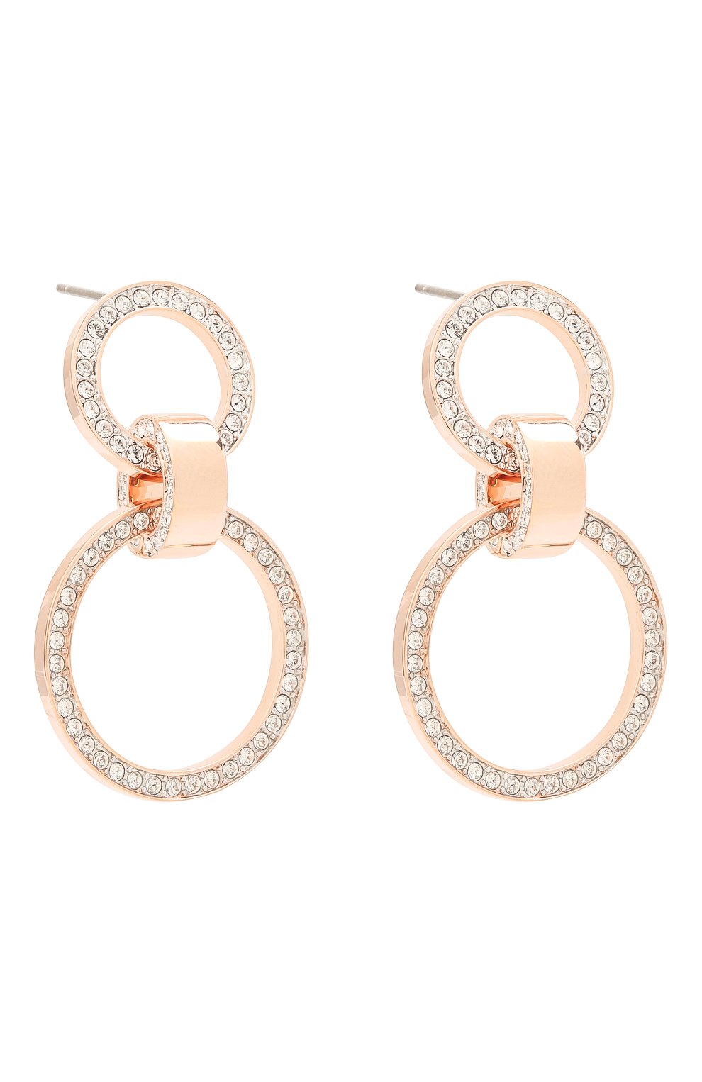Женские серьги-кольца hollow SWAROVSKI золотого цвета по цене 15500 руб., арт. 5636502 | Фото 3 Женские серьги-кольца hollow SWAROVSKI золотого цвета, арт. 5636502 | Фото 3 (Материал: Металл)