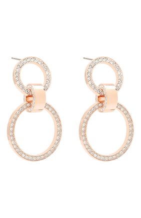 Женские серьги-кольца hollow SWAROVSKI золотого цвета по цене 15500 руб., арт. 5636502 | Фото 3 Женские серьги-кольца hollow SWAROVSKI золотого цвета, арт. 5636502 | Фото 3 (Материал: Металл)