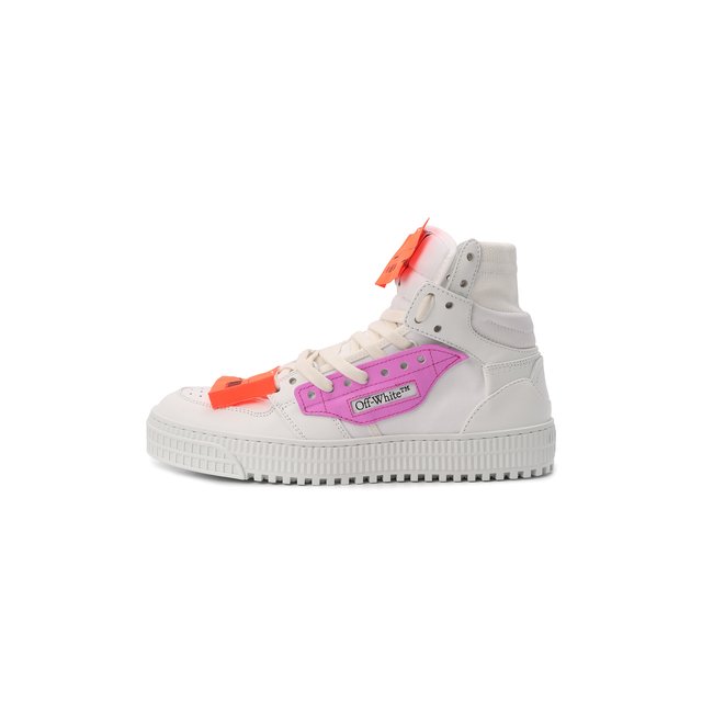 фото Комбинированные кеды off-white