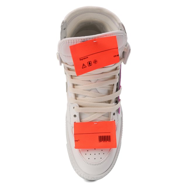 фото Комбинированные кеды off-white