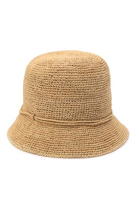 Женская шляпа SANS-ARCIDET бежевого цвета, арт. ELA HAT MA S22/58 | Фото 1 (Материал: Растительное волокно)