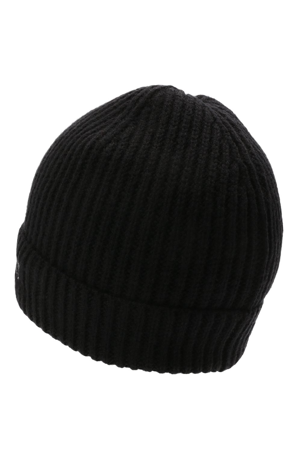 Детского шерстяная шапка MONCLER черного цвета, арт. H1-954-3B000-19-M1639 | Фото 2 (Материал: Текстиль, Шерсть)