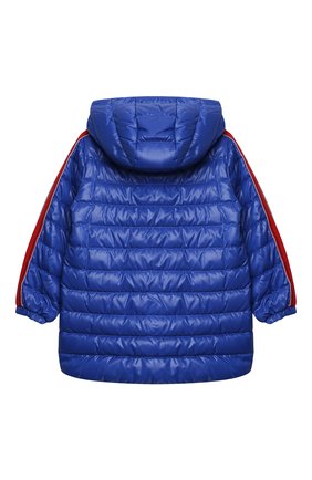 Детского пуховая куртка MONCLER синего цвета, арт. H1-951-1C000-01-68950 | Фото 2 (Кросс-КТ НВ: Куртки)