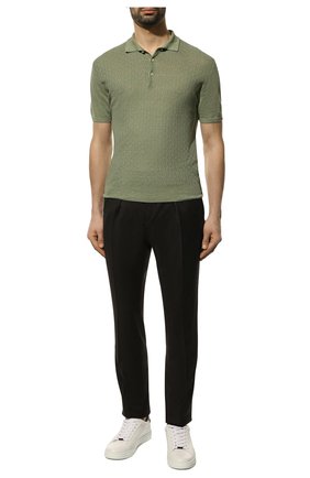 Мужское льняное поло CORNELIANI хаки цвета по цене 44350 руб., арт. 89M572-2125146/00 | Фото 2 Мужское льняное поло CORNELIANI хаки цвета, арт. 89M572-2125146/00 | Фото 2 (Длина (для топов): Стандартные; Материал внешний: Лен; Рукава: Короткие; Кросс-КТ: Трикотаж; Застежка: Пуговицы; Стили: Кэжуэл, Милитари)