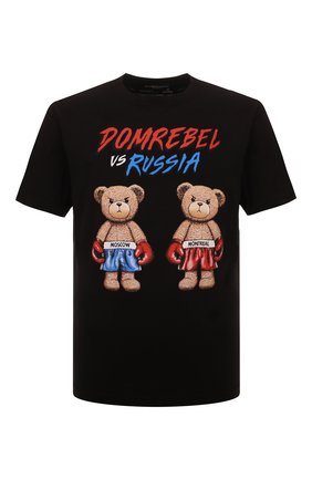 Мужская хлопковая футболка DOMREBEL черного цвета по цене 14400 руб., арт. BEAR DU0/0VER TEE | Фото 1 Мужская хлопковая футболка DOMREBEL черного цвета, арт. BEAR DU0/0VER TEE | Фото 1 (Материал внешний: Хлопок; Длина (для топов): Стандартные; Рукава: Короткие; Принт: С принтом; Стили: Гранж)