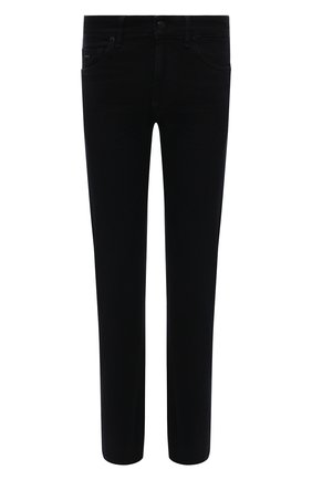 Мужские джинсы BOSS черного цвета, арт. 50468148 | Фото 1 (Материал внешний: Хлопок, Деним; Длина (брюки, джинсы): Стандартные; Кросс-КТ: Деним; Силуэт М (брюки): Прямые; Стили: Кэжуэл)