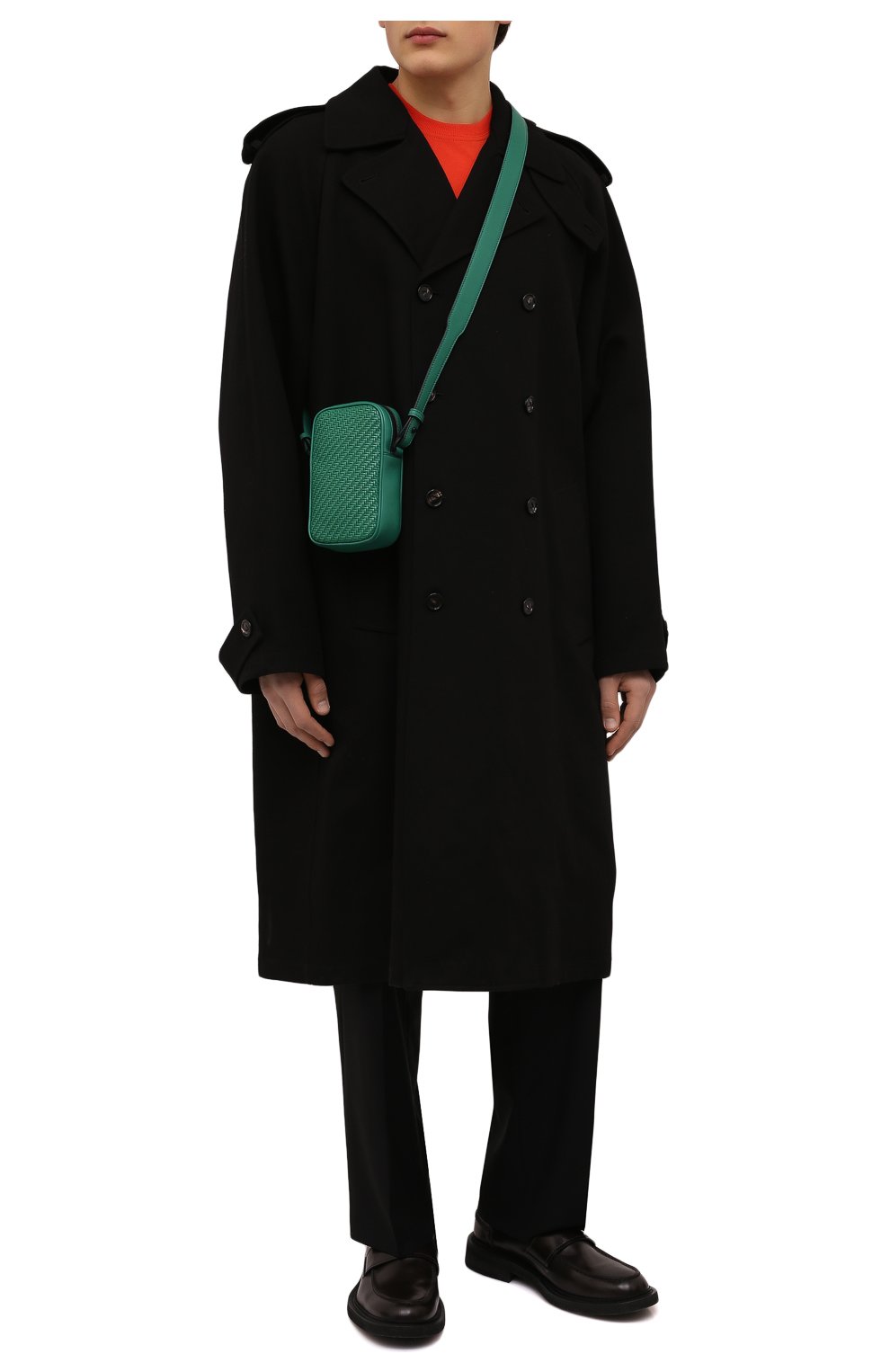 Мужская кожаная сумка ERMENEGILDO ZEGNA зеленого цвета по цене 84050 руб., арт. C1610P-LHPTA | Фото 3 Мужская кожаная сумка ERMENEGILDO ZEGNA зеленого цвета, арт. C1610P-LHPTA | Фото 3 (Материал: Натуральная кожа; Размер: mini; Ремень/цепочка: На ремешке)