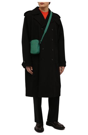 Мужская кожаная сумка ERMENEGILDO ZEGNA зеленого цвета по цене 84050 руб., арт. C1610P-LHPTA | Фото 3 Мужская кожаная сумка ERMENEGILDO ZEGNA зеленого цвета, арт. C1610P-LHPTA | Фото 3 (Материал: Натуральная кожа; Размер: mini; Ремень/цепочка: На ремешке)