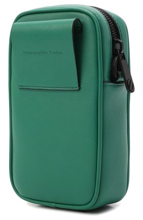 Мужская кожаная сумка ERMENEGILDO ZEGNA зеленого цвета по цене 84050 руб., арт. C1610P-LHPTA | Фото 4 Мужская кожаная сумка ERMENEGILDO ZEGNA зеленого цвета, арт. C1610P-LHPTA | Фото 4 (Материал: Натуральная кожа; Размер: mini; Ремень/цепочка: На ремешке)