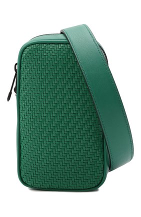 Мужская кожаная сумка ERMENEGILDO ZEGNA зеленого цвета по цене 84050 руб., арт. C1610P-LHPTA | Фото 6 Мужская кожаная сумка ERMENEGILDO ZEGNA зеленого цвета, арт. C1610P-LHPTA | Фото 6 (Материал: Натуральная кожа; Размер: mini; Ремень/цепочка: На ремешке)