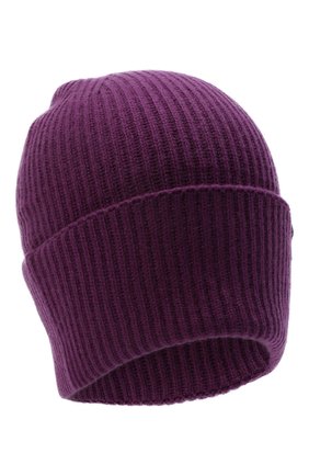 Женская кашемировая шапка FTC фиолетового цвета, арт. 800-0950 | Фото 1 (Материал: Текстиль, Шерсть, Кашемир; Региональные ограничения белый список (Axapta Mercury): RU)