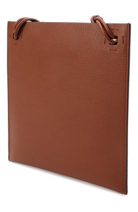 Мужская кожаная сумка identity VALENTINO коричневого цвета по цене 108000 руб., арт. XY2B0A82/ZBT | Фото 4 Мужская кожаная сумка identity VALENTINO коричневого цвета, арт. XY2B0A82/ZBT | Фото 4 (Материал: Натуральная кожа; Ремень/цепочка: На ремешке; Размер: small)