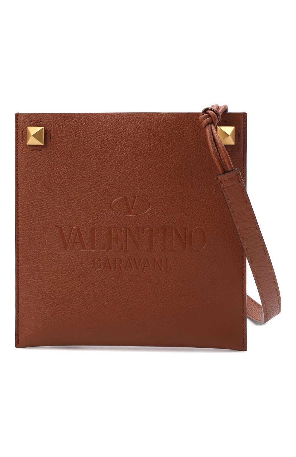Мужская кожаная сумка identity VALENTINO коричневого цвета по цене 108000 руб., арт. XY2B0A82/ZBT | Фото 6 Мужская кожаная сумка identity VALENTINO коричневого цвета, арт. XY2B0A82/ZBT | Фото 6 (Материал: Натуральная кожа; Ремень/цепочка: На ремешке; Размер: small)