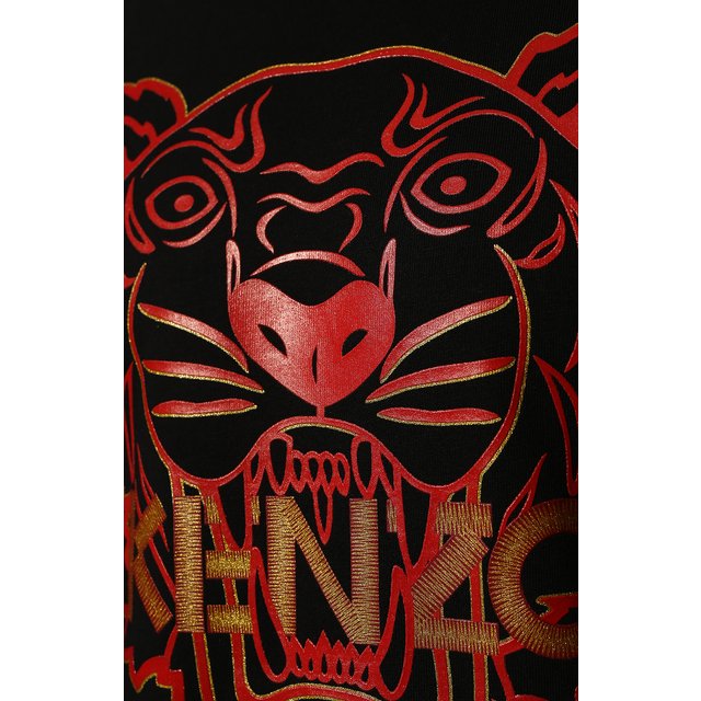 фото Хлопковая футболка the year of the tiger kenzo