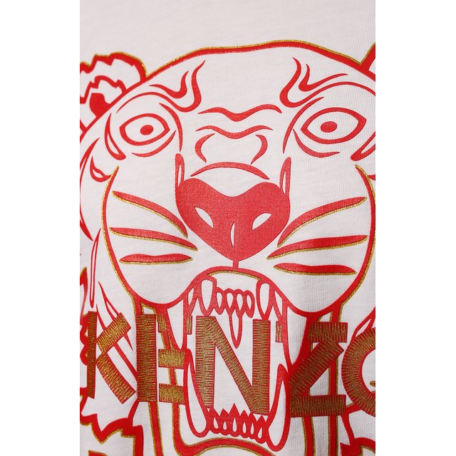 фото Хлопковая футболка the year of the tiger kenzo