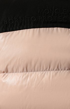 Мужская пуховая куртка gombei MONCLER светло-розового цвета, арт. H1-091-1A001-04-53A0E | Фото 5 (Кросс-КТ: Куртка; Мужское Кросс-КТ: пуховик-короткий; Рукава: Длинные; Материал внешний: Синтетический материал; Материал подклада: Синтетический материал; Длина (верхняя одежда): Короткие; Стили: Романтичный; Материал утеплителя: Пух и перо)